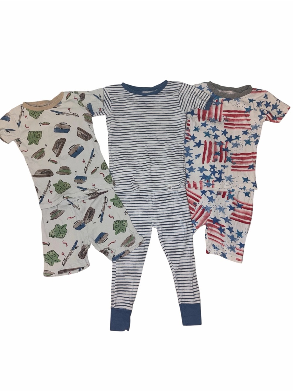 EUC Toddler Boys Organic Cotton Burt’s Bees Honest Baby Clothing Pajamas 2T